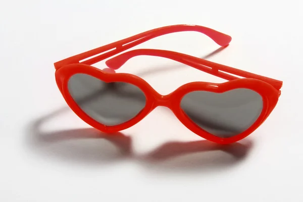 Hjärtformade solglasögon — Stockfoto