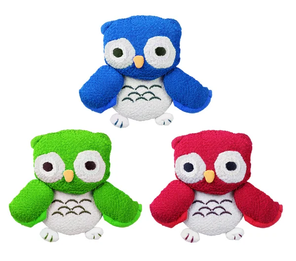 Hibou des jouets mous — Photo