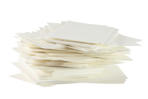 Stack of Blank Cards — Stock Photo, Image