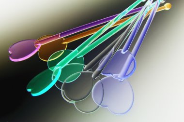 Plastik içki karıştırıcı