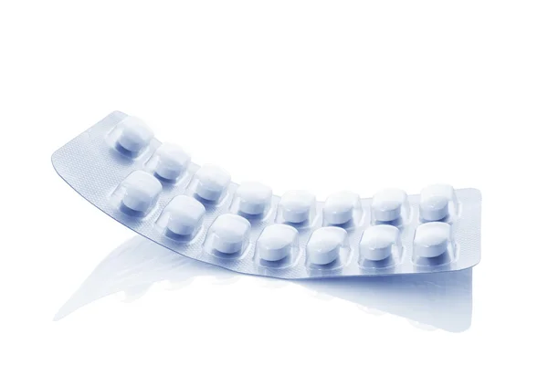 Blisterpack tablety — Stock fotografie