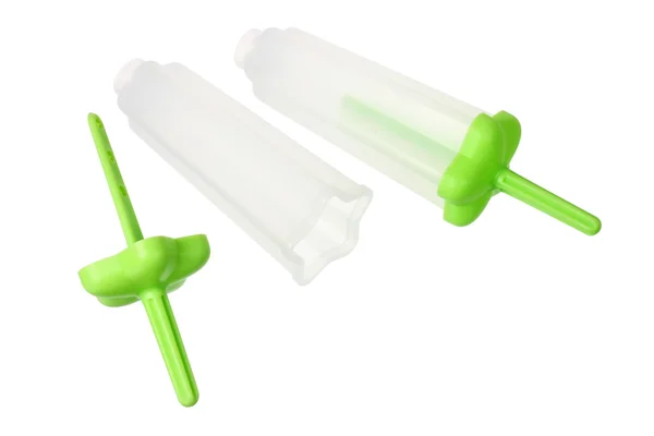 Καλούπια πλαστικά Popsicle — Φωτογραφία Αρχείου