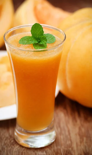 Sok z cucumis melo lub ogórek melon — Zdjęcie stockowe