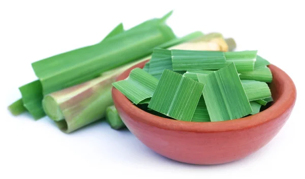 Lemongrass em uma cerâmica — Fotografia de Stock