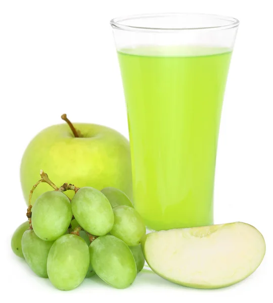 Succo d'uva e di mela — Foto Stock