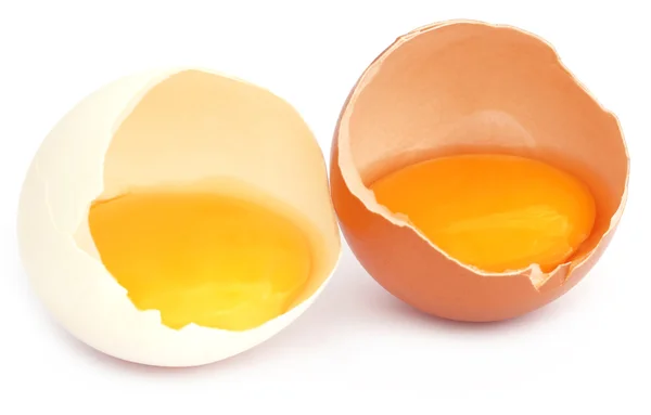 Primer plano de huevos rotos —  Fotos de Stock