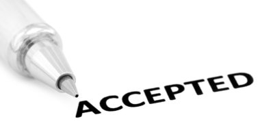 Bir beyaz kağıt yazılı kabul