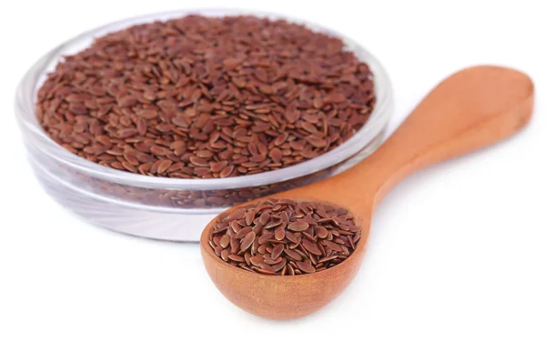 Close up of Flax seeds — Stock Photo, Image
