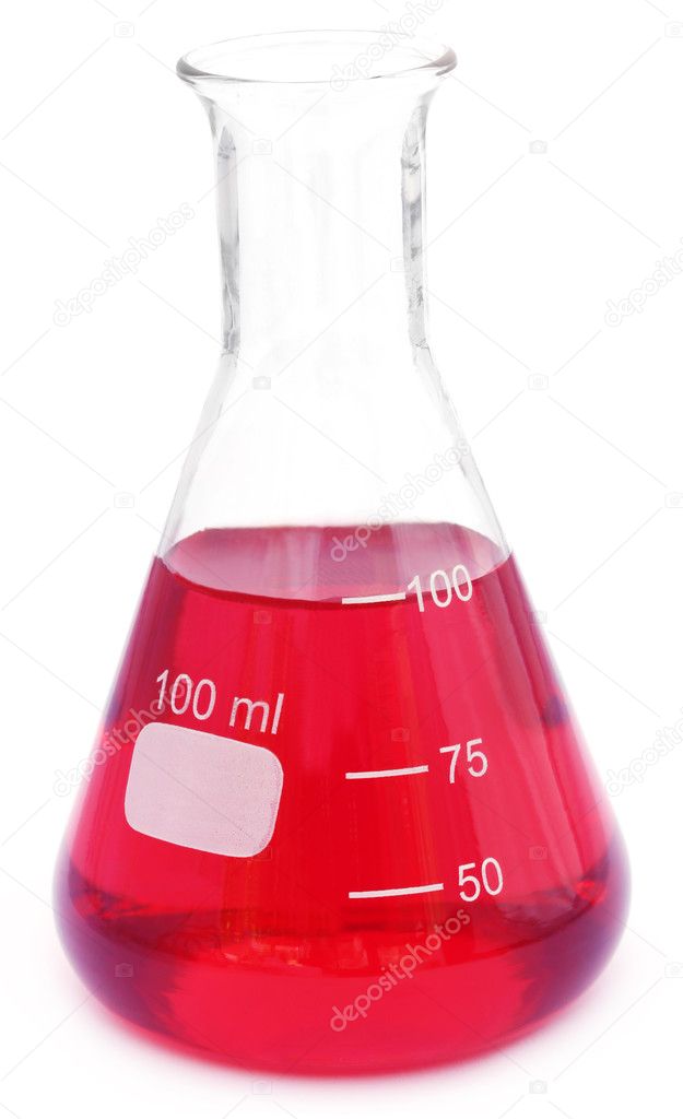 Close up of Conical flask