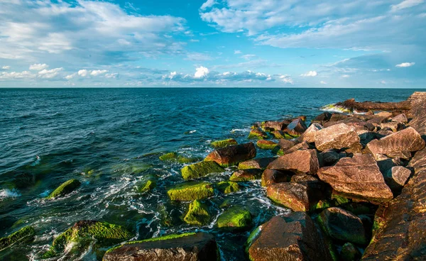 Danimarka Bornholm Deki Gudhjem Limanı — Stok fotoğraf