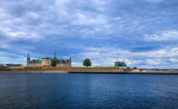 Исторический Кронборгский Замок Крепость Хельсингёр Дания — стоковое фото