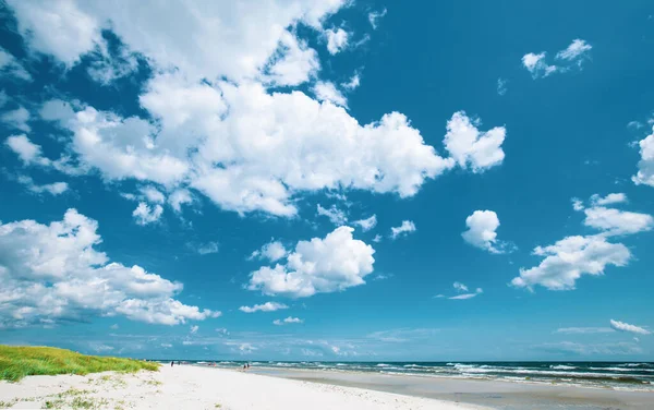 Dueodde Plage Sable Blanc Sur Côte Sud Bornholm Danemark — Photo