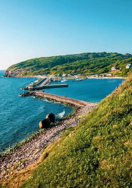 Γραφική Hammer Havn Στο Bornholm Δανία — Φωτογραφία Αρχείου