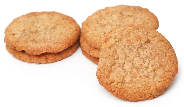 Handgemachte Kekse Auf Weißem Hintergrund — Stockfoto