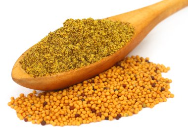 rendelenmiş hardal ve Yapıştır