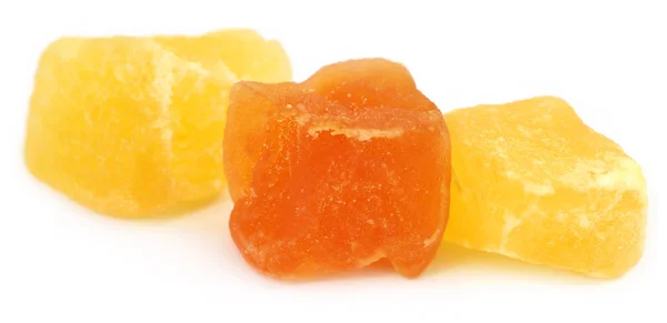 Dried apricot and papaya — Stock Photo, Image