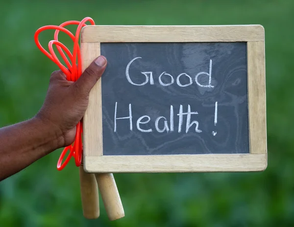 Good health with skipping — Stock Photo, Image