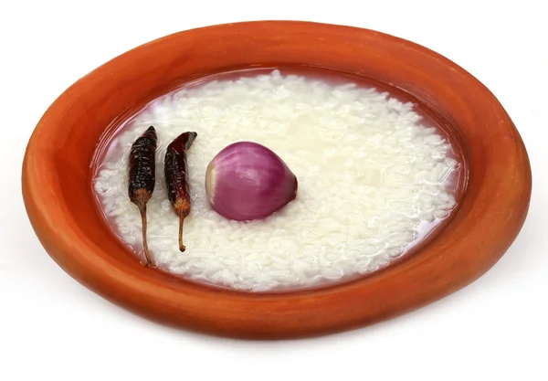 Traditional water soaked rice of Bangladesh — Stock Photo, Image