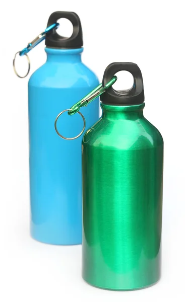 Två vattenflaskor — Stockfoto