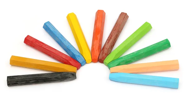 Color sticks on white — Stock Photo, Image