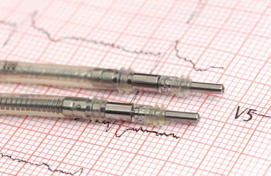 Kalp pili electrocardiograph üzerinde yol açar.