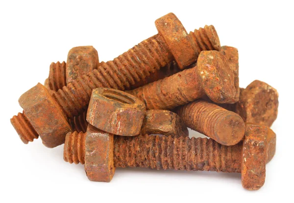 Ржавые боты с орехами — стоковое фото