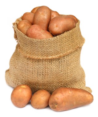 Bir çuval torba patates