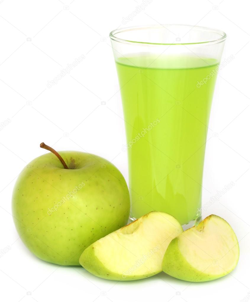 green apple juice green apple juice