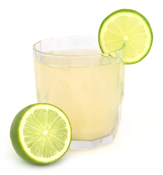 Zumo de limón en vaso — Foto de Stock