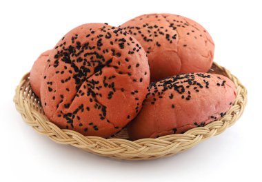 Nigella tohumlu Cadılar Bayramı burgeri.