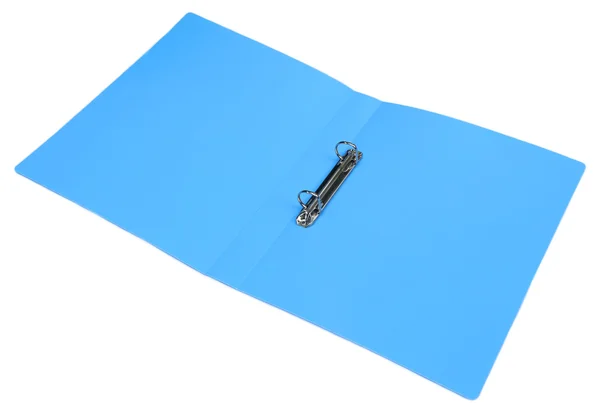 Blue plastic folder — Stock Photo, Image