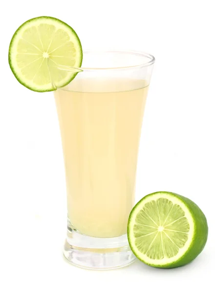 Lemon juice in a glass — Stock Photo, Image