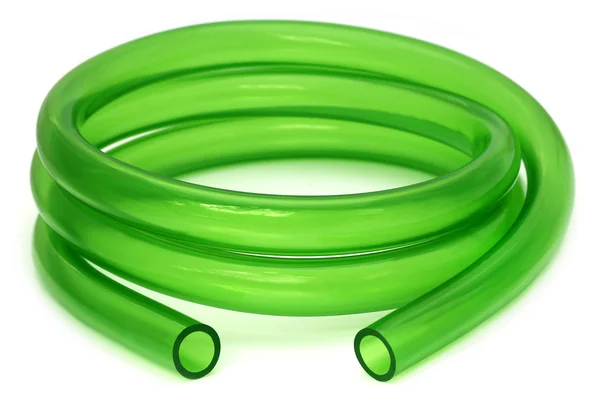 Närbild på grön slang — Stockfoto