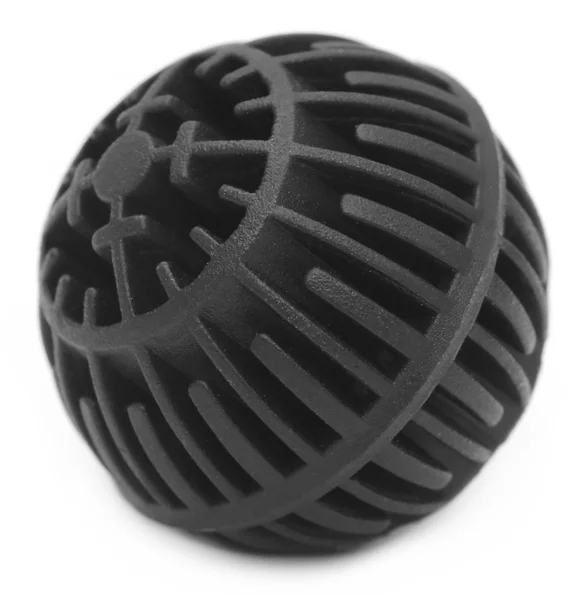 Zwarte gekleurde bioball — Stockfoto