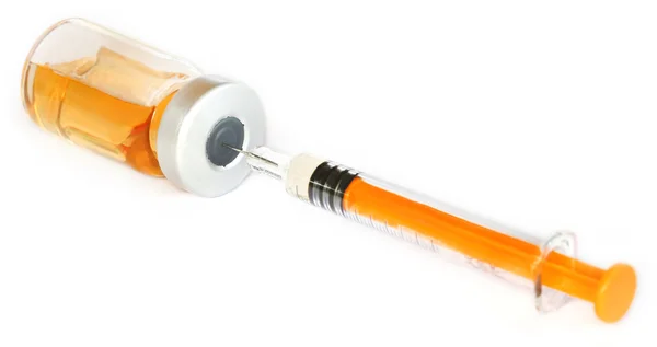 Syringe met flacon — Stockfoto