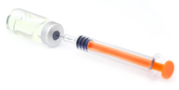 Syringe met flacon — Stockfoto