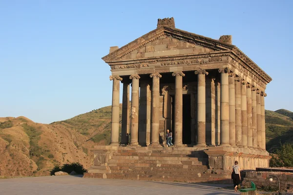 O Templo de Garni. Arménia . Imagem De Stock