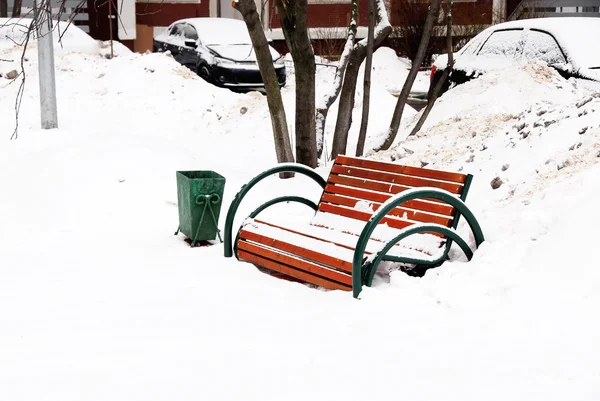 Banc d'hiver — Photo