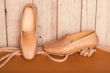 Men's Loafer Shoe clipart