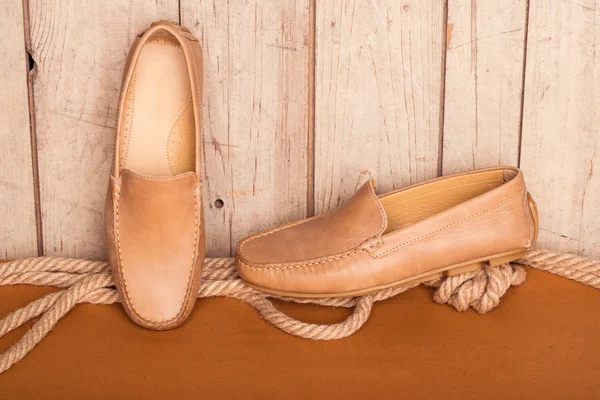 Pánské povaleč boty — Stock fotografie