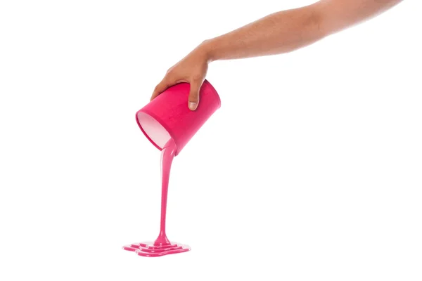 Pouring paint — Stock Photo, Image