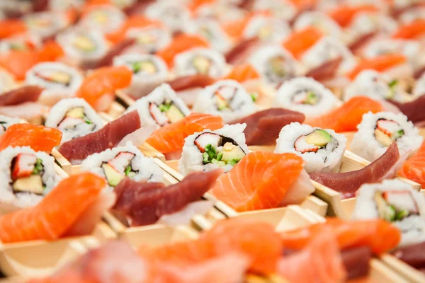Japanse zeevruchten sushi — Stockfoto