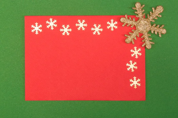 Decorated Christmas card — Stock Photo, Image