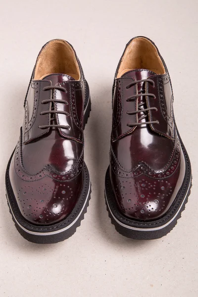 Pair of man brogues shoes — Stock Photo, Image