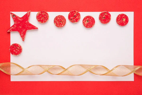 Blank christmas card Stock Picture