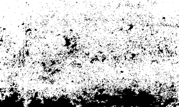 Černé Skvrny Bílém Pozadí Špinavá Grunge Textura Dekorativní Skvrnitá Textura — Stockový vektor