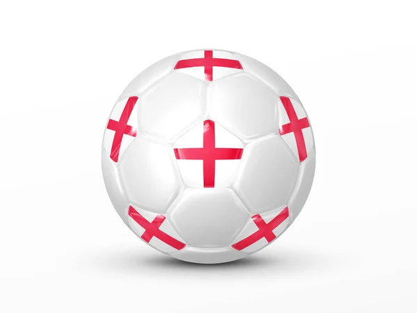 Ballon de foot, balle de football fond blanc. Soccer Stock Illustration