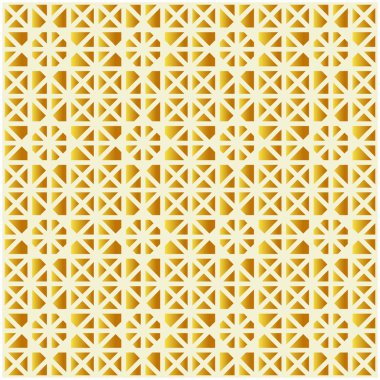 Desen geometrik şekiller. Altın çokgenin vektör arka plan