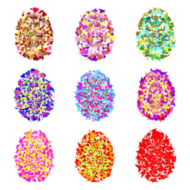 Renkli Paskalya Yumurtaları.