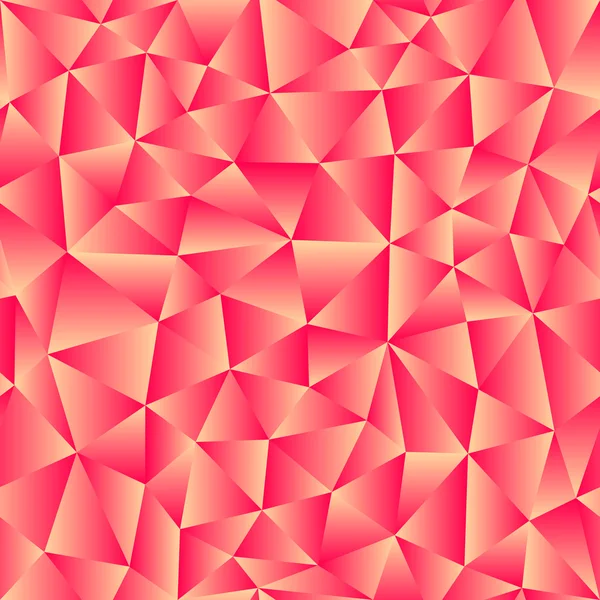 Fond rouge abstrait des triangles — Image vectorielle